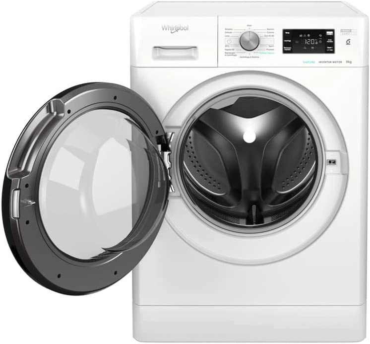 Lavatrice whirlpool ffb d95 bv it 9kg. 1200 giri classe b inverter vapore sesto senso