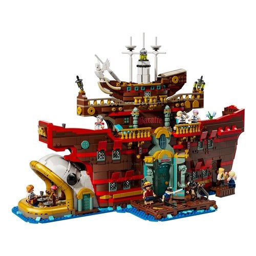 Costruzioni lego 75640 one piece baratie, il ristorante galleggiante