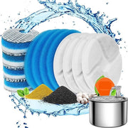 Adatto per JPET WF150 fonte d'acqua per gatti in rame per filtri, fonte d'acqua per gatti automatica con filtro a cotone, set da 5 pezzi