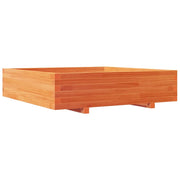 Fioriera | Cassetta per fiori | Vaso Giardino 100x100x26,5cm Legno Massello Pino