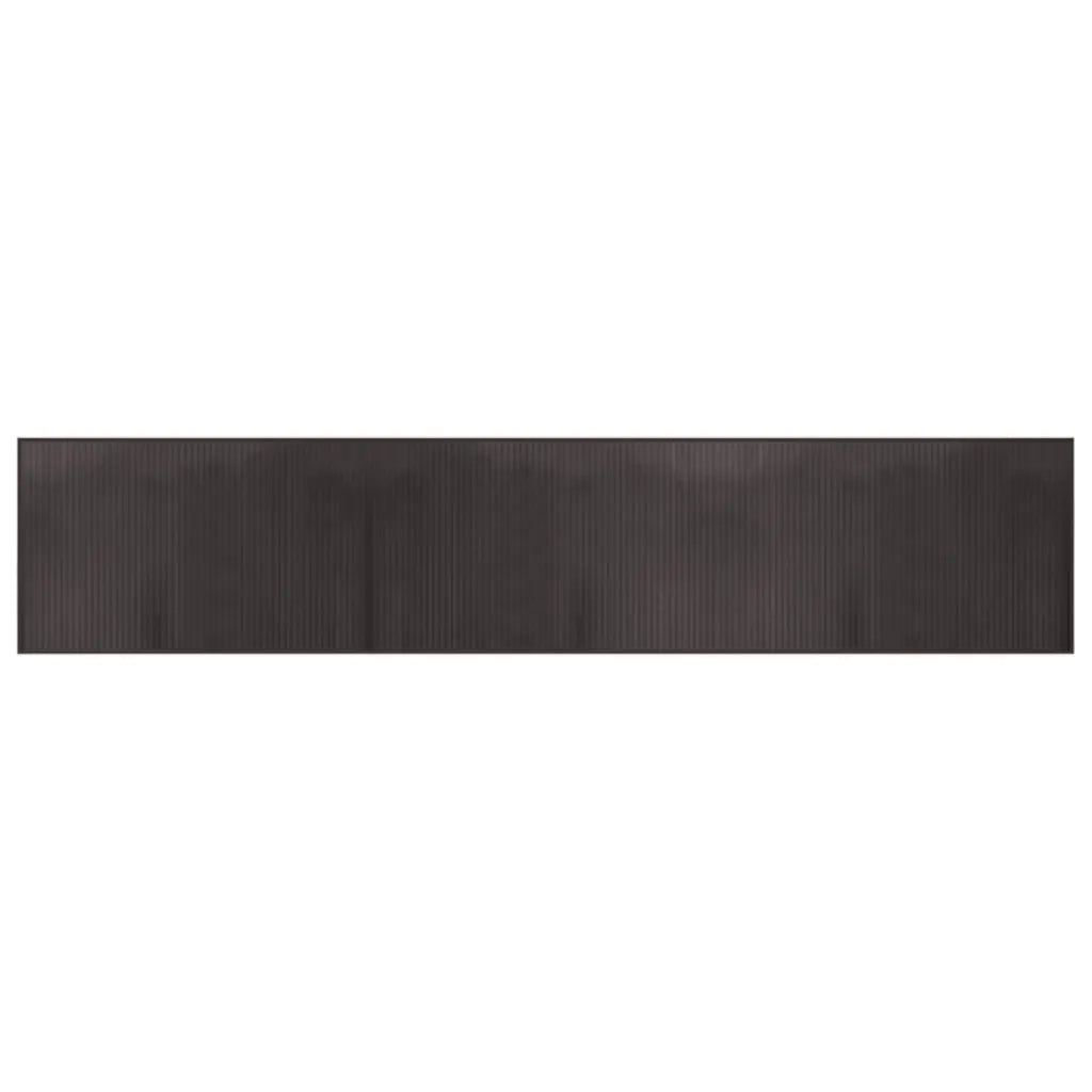 vidaXL Tappeto Rettangolare Marrone Scuro 60x300 cm in Bambù