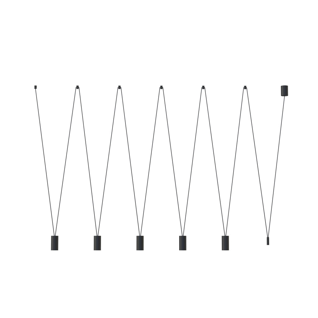 Nowodvorski More Eye lampada a sospensione 5xGU10 nera