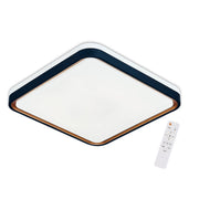 LÚZETE - PLAFÓN LED 78W PW LED REGULABLE NEGRO ORO CUADRADO TELLUS
