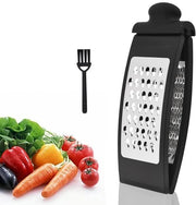 Raspabili rottura, rasoio per verdure pieghevole con piede antiscivolo in acciaio inossidabile, rasoio per radici, rasoio per patate, rasoio per formaggio, verdure, frutta, rasoio per cucina lavastoviglie resistente