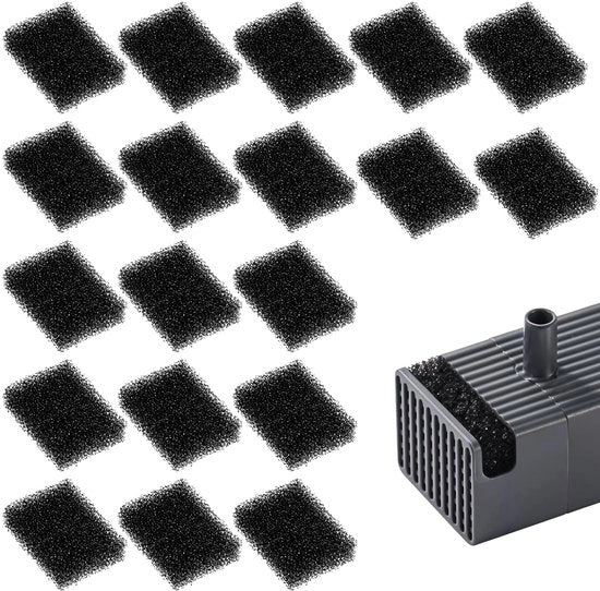 Filtro per fontana per animali, 20 pezzi, sostituzione filtro per fontana per gatti, filtro per fontana per gatti, spugna per filtro per fontana per animali