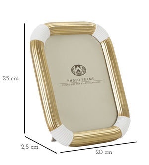 Cornice Bann 20x2,5x25 cm in Poliresina e Vetro