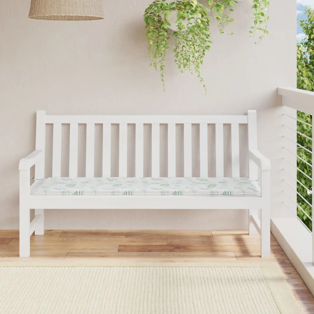 Cuscino per Panca | Cuscini per sedie a Foglie 150x50x3 cm in Tessuto Oxford