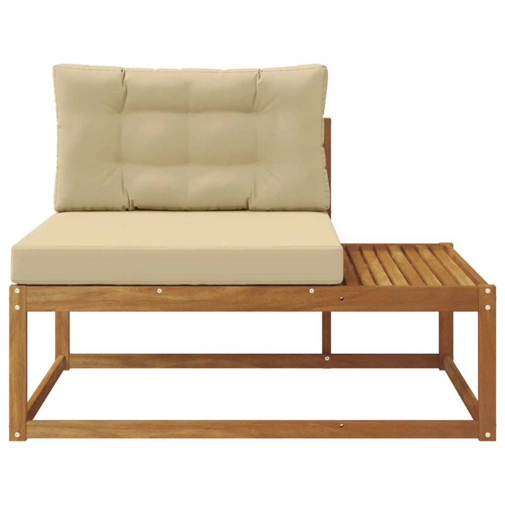 Divano da Giardino-Divano Esterno Finale con cuscino Naturale 115 x 83 x 73 cm 953262