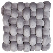 Morbido Cuscino a Forma di Nodo Decorazione Soggiorno 30 x 30 cm Blu