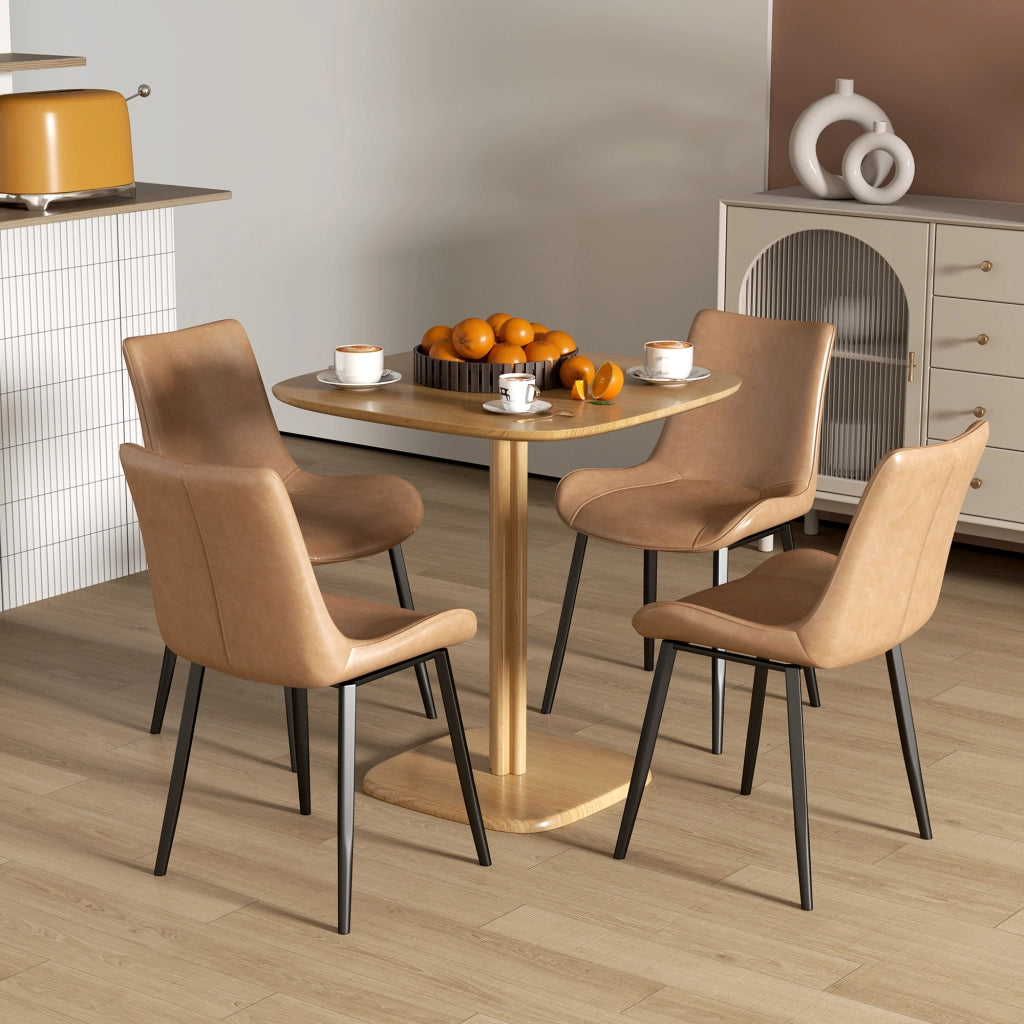 Tavolo da pranzo quadrato ¨C Xylo ¨C legno naturale 70x70 cm per 4 persone