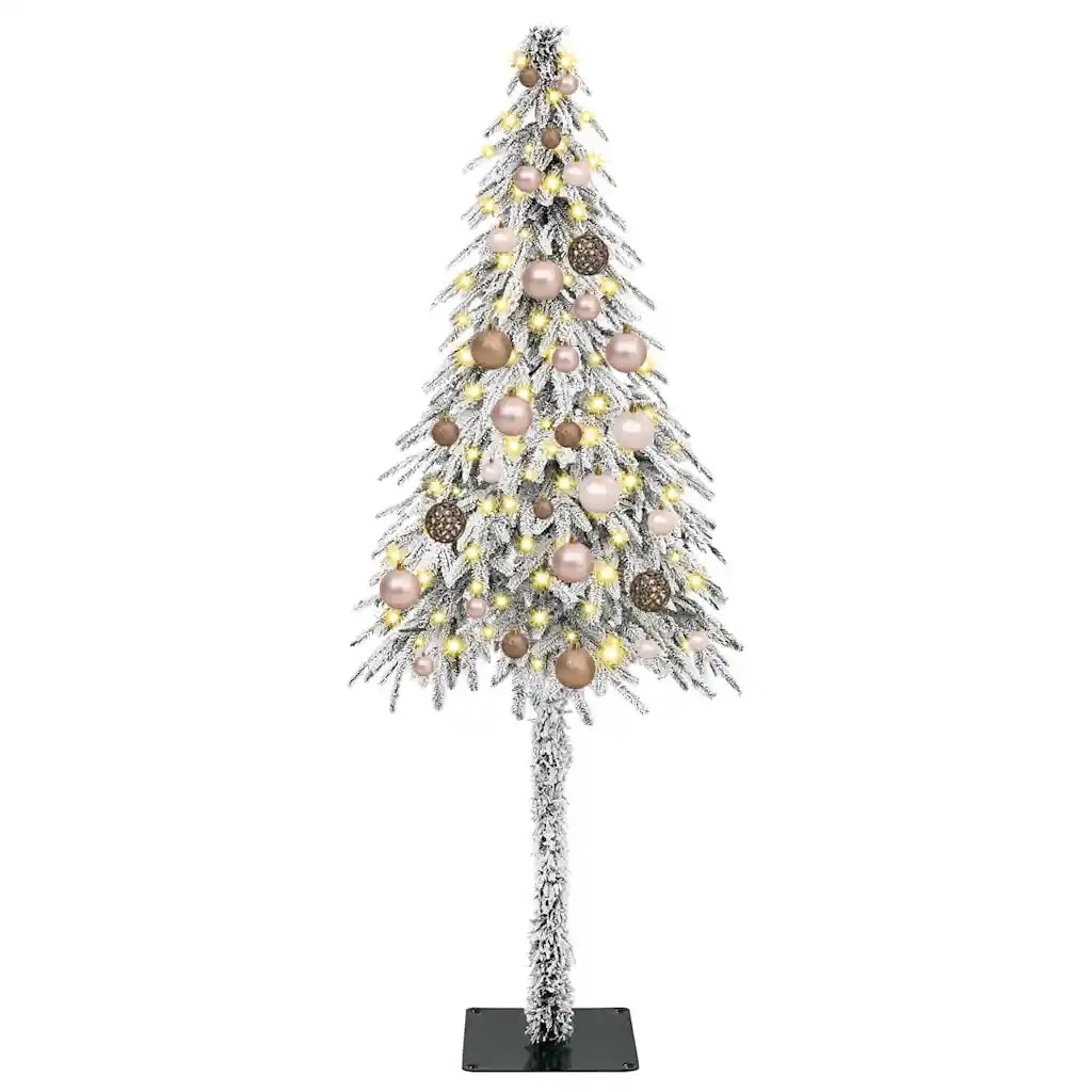 Albero di Natale con 150 LED Bianco 150 cm PE e Acciaio 3396214