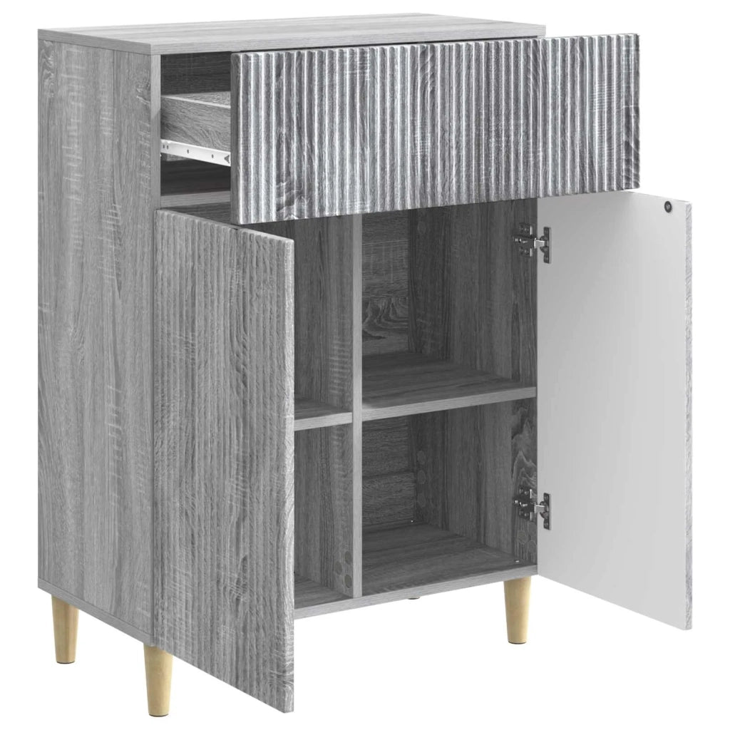 Credenza Grigio Sonoma 66 x 34,5 x 90 cm Legno ingegnerizzato 894641