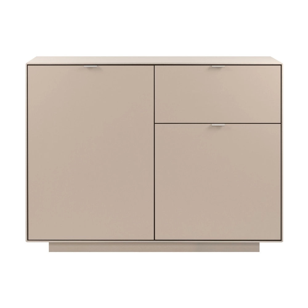 Madia Sivas01A con 2 ante e 1 cassetto colore cashmere 120 cm