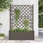 Letto Rialzato da Giardino con Graticcio e Irrigazione Moca 313968