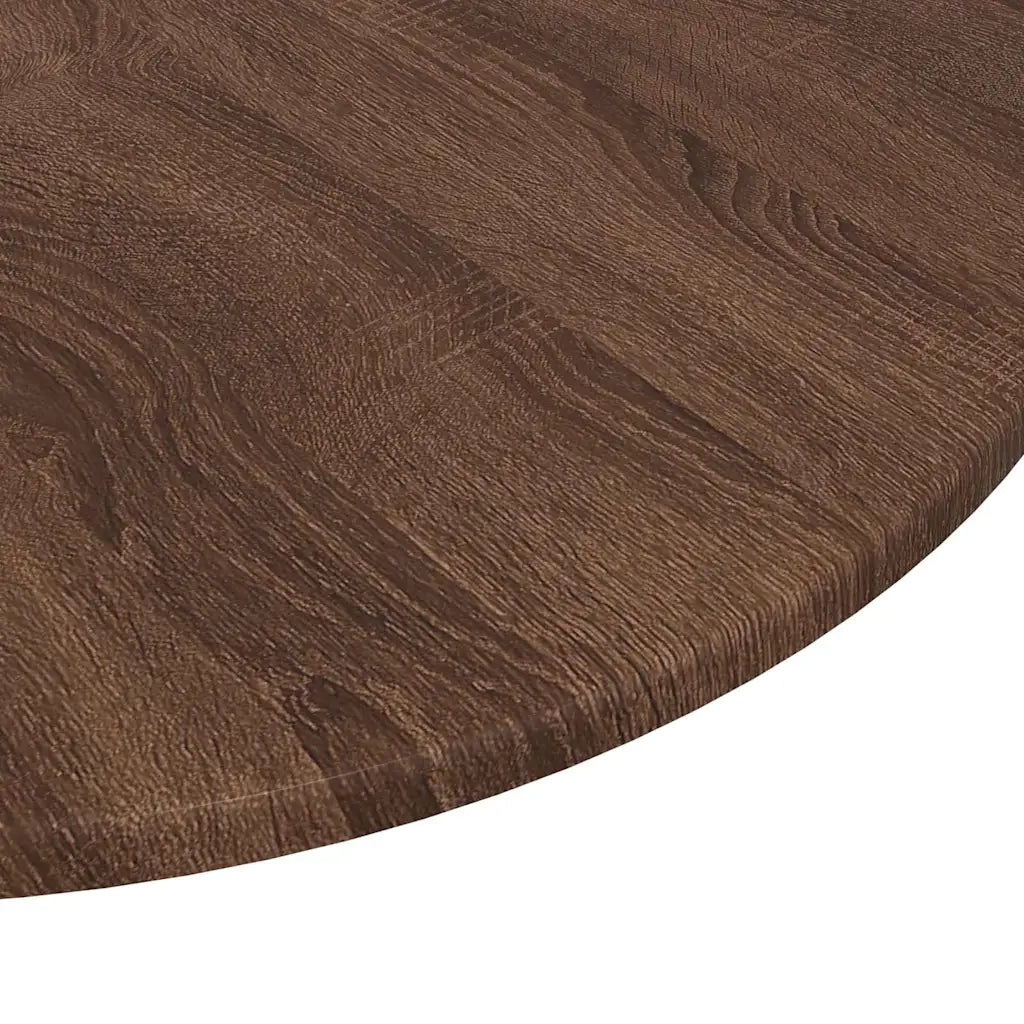 Piano del tavolo Rovere marrone Ø 70 x 1,5 cm Legno multistrato