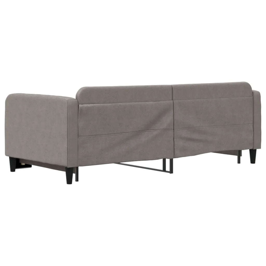 Divano Letto con Letto Estraibile-Sofa Letto-Daybed Tortora 90x200 cm in Tessuto 509500