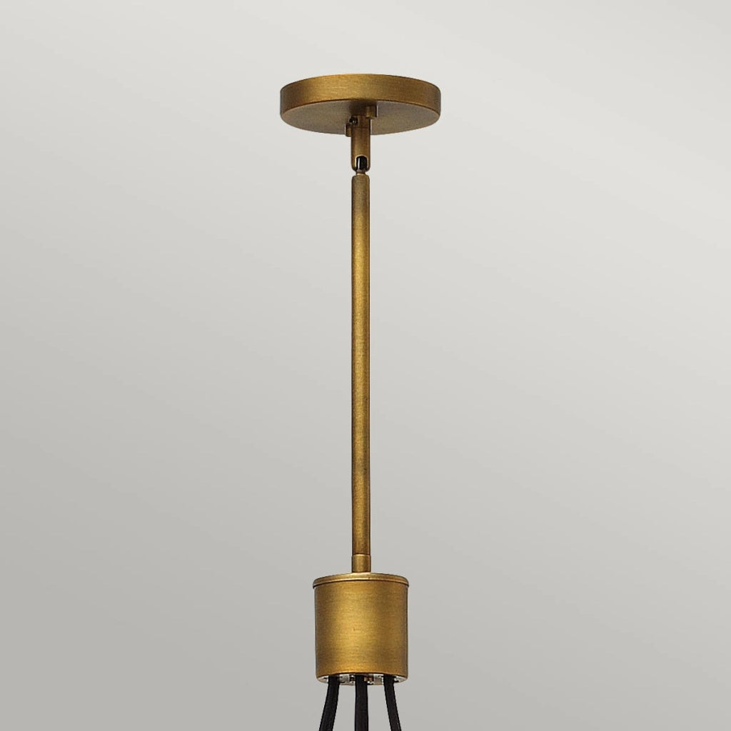 Lampadario moderno Fulton bronzo/ottone 7xE27 Hinkley