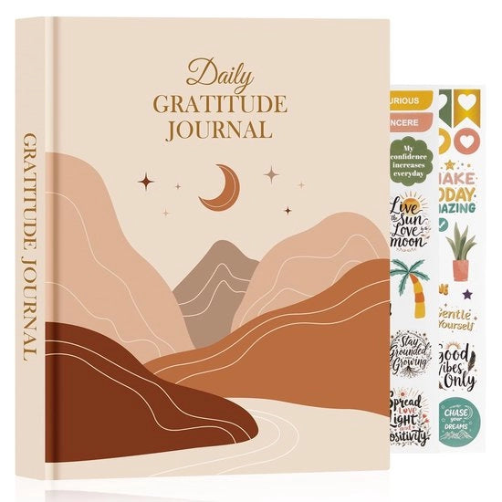 Giornale di Mindfulness 4 mesi - 5 minuti Giornale - Giornale di Riflessione - Libro di Autostima - Pagine Non Datate - Messaggi Positivi - Giornale di Mindfulness