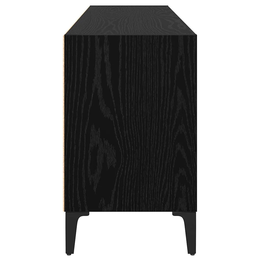 vidaXL Mobile TV Nero 69.5 x 30 x 50 cm Legno multistrato