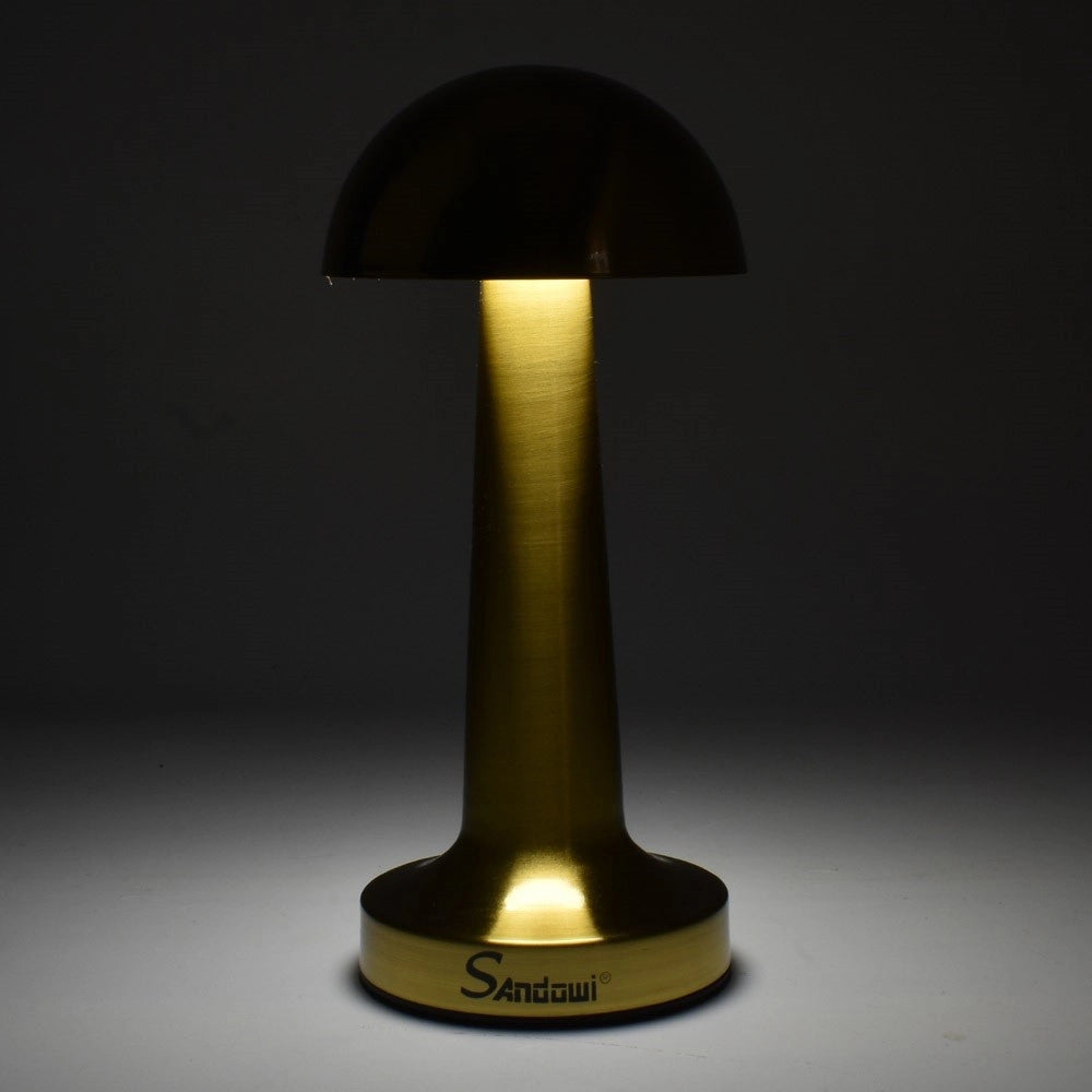 Trade Shop - Lampada Da Tavolo Decorativa Led A Fungo Luce Bianca 3 Intensità Di Luce Q-tl142 -