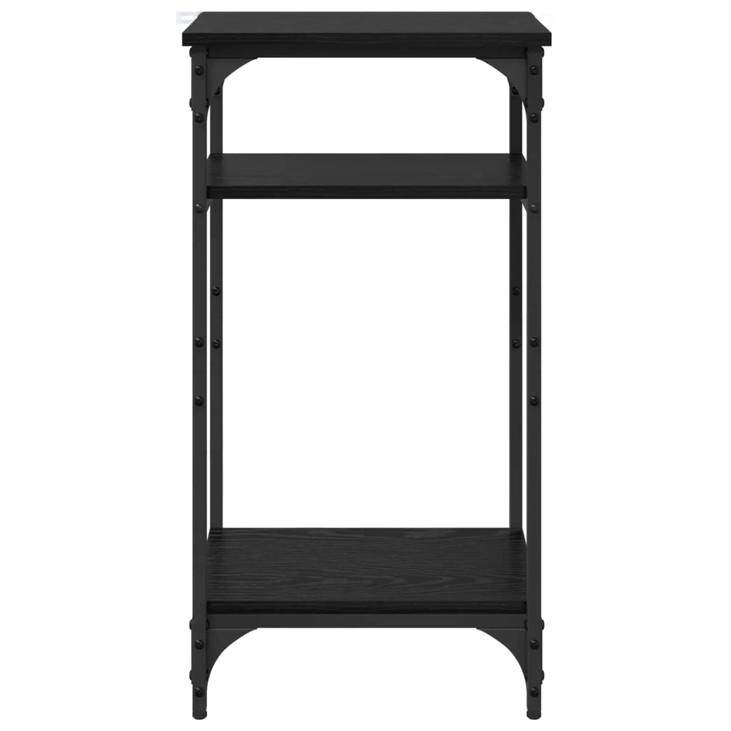 Tavolo laterale Rovere Nero 40 x 30 x 75 cm Legno multistrato 881176