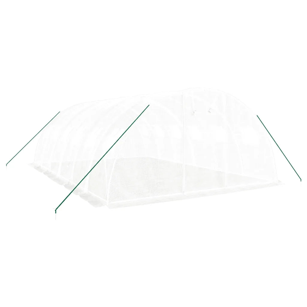 Serra con Telaio in Acciaio Bianco 24 mÂ² 6x4x2 mcod mxl 100712