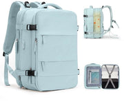 Zaino per viaggi grandi dimensioni, borsa a mano, zaino per escursioni, zaino da viaggio all'aperto impermeabile, zaino sportivo da viaggio, zaino per la scuola, 36 cm borsa per laptop con tasca per scarpe e tasca per laptop, verde oliva