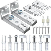Hardware di riparazione per porte a doppio giro - Set di viti a gomito e ruote guida - Componenti di ricambio per porte a doppio giro pieghevoli