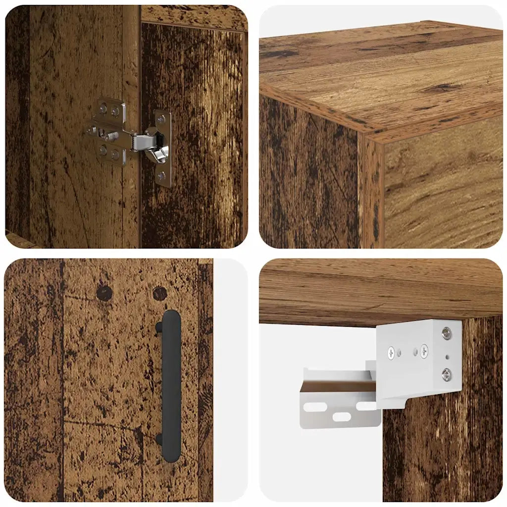 Pensile Legno vecchio 34,5 x 34 x 90 cm Legno multistrato 882439