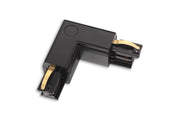 Connettore a L destro binario 3 fasi nero Maxlight