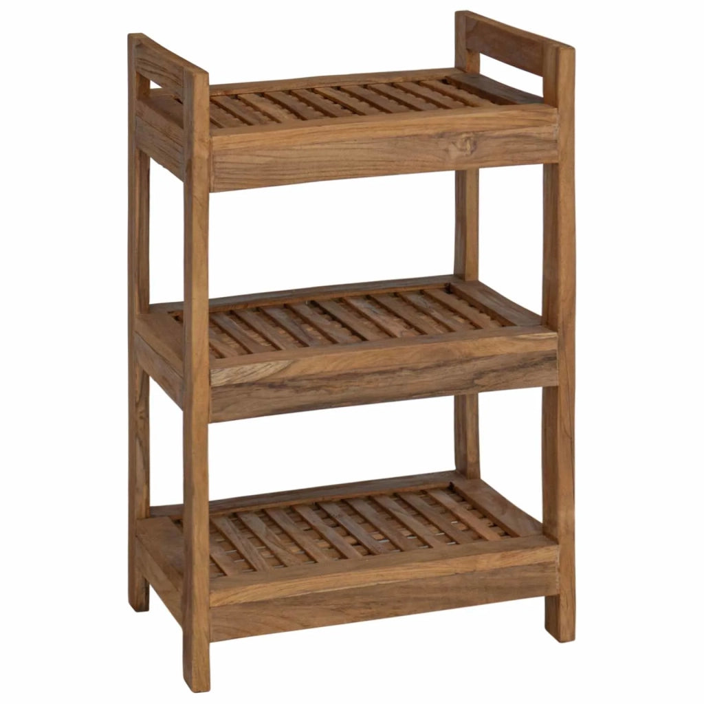 Mensola da bagno Naturale 45 x 30 x 71 cm Legno di teak solido 42024276