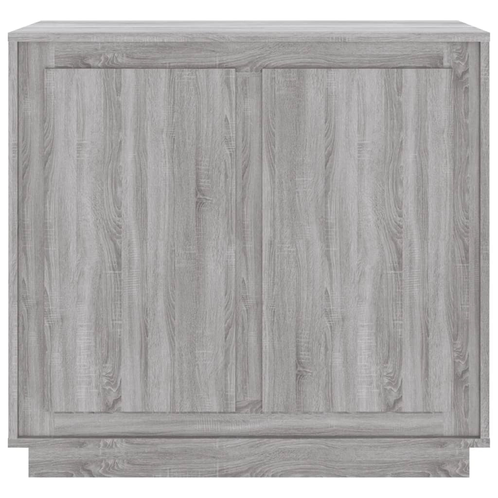 Buffet credenza cassettiera armadio mobile contenitore organizer cucina soggiorno Sonoma 80 x 34 x 75 cm legno ingegnerizzato grigio 02_0036536