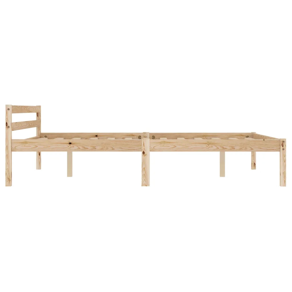 Giroletto senza Materasso 140x200 cm in Legno Massello di Pino 283193