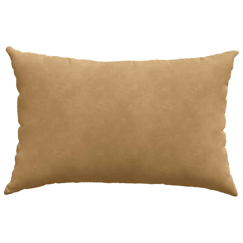 Cuscini da Divano 2 pcs Marrone 60 x 40 cm Tessuto in Cords 42013678