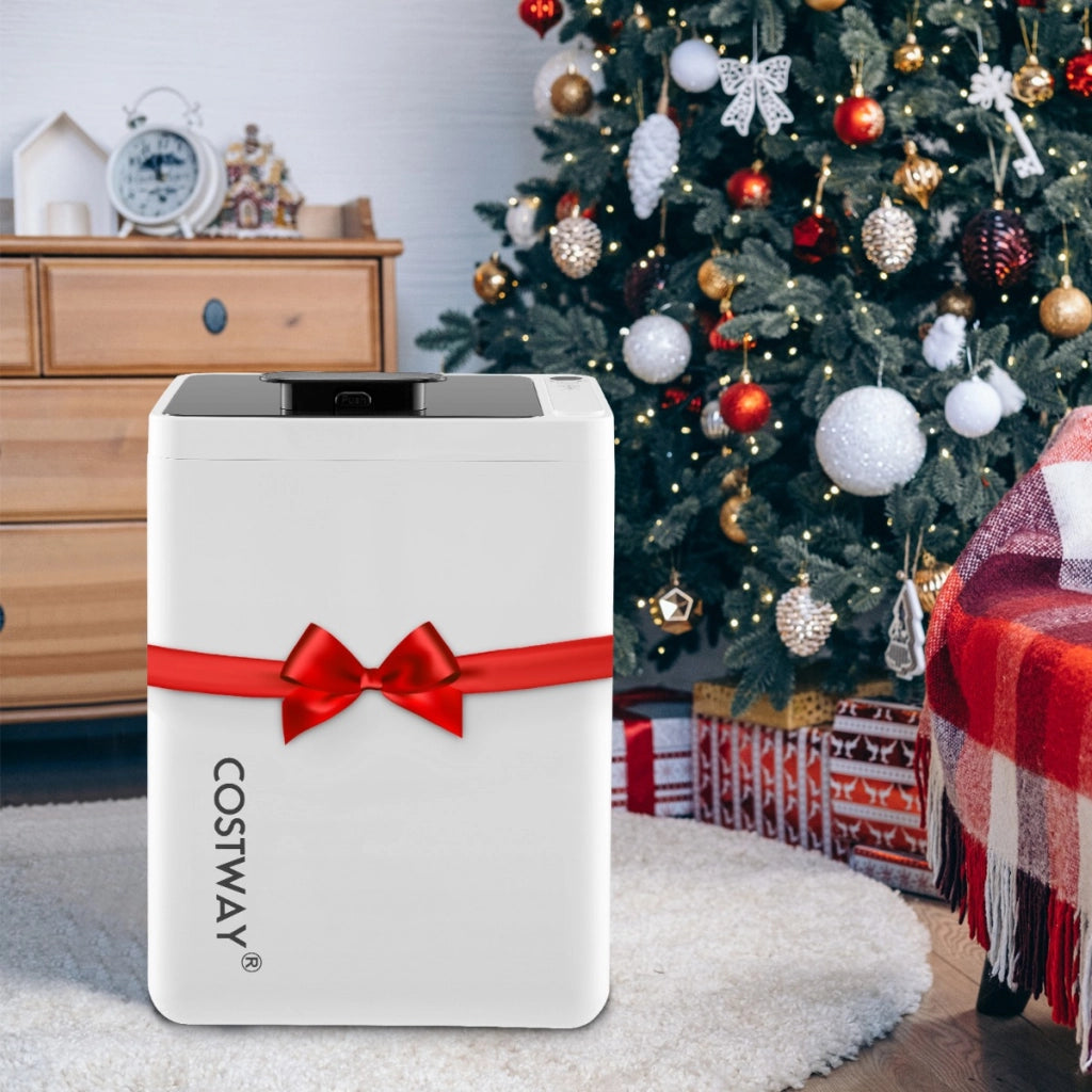 Scaldasalviette di lusso con spegnimento automatico, Scaldasalviette SPA da 23L con timer a 6 livelli Bianco-Dispositivi lavanderia