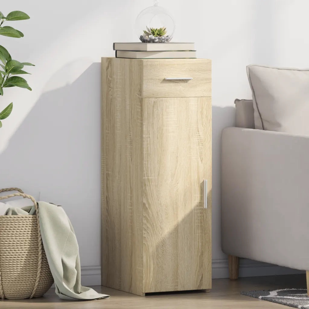 Credenza Rovere Sonoma 30x42,5x93 cm in Legno Multistrato