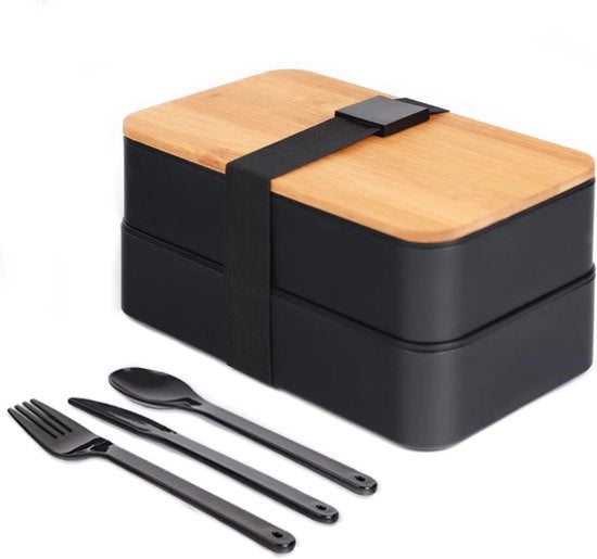 Borsa da Pane Giapponese - Contenitore da Picnic con Fornello - 3 Compagini
