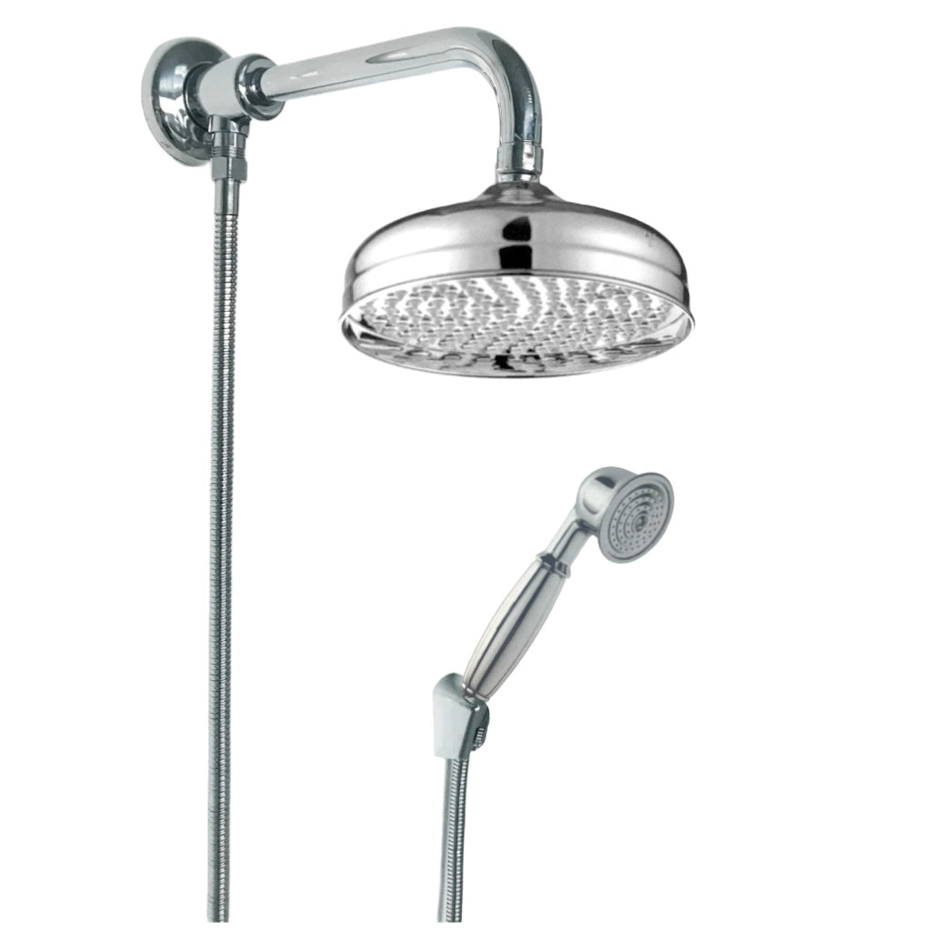 Set doccia vintage con deviatore a pressione