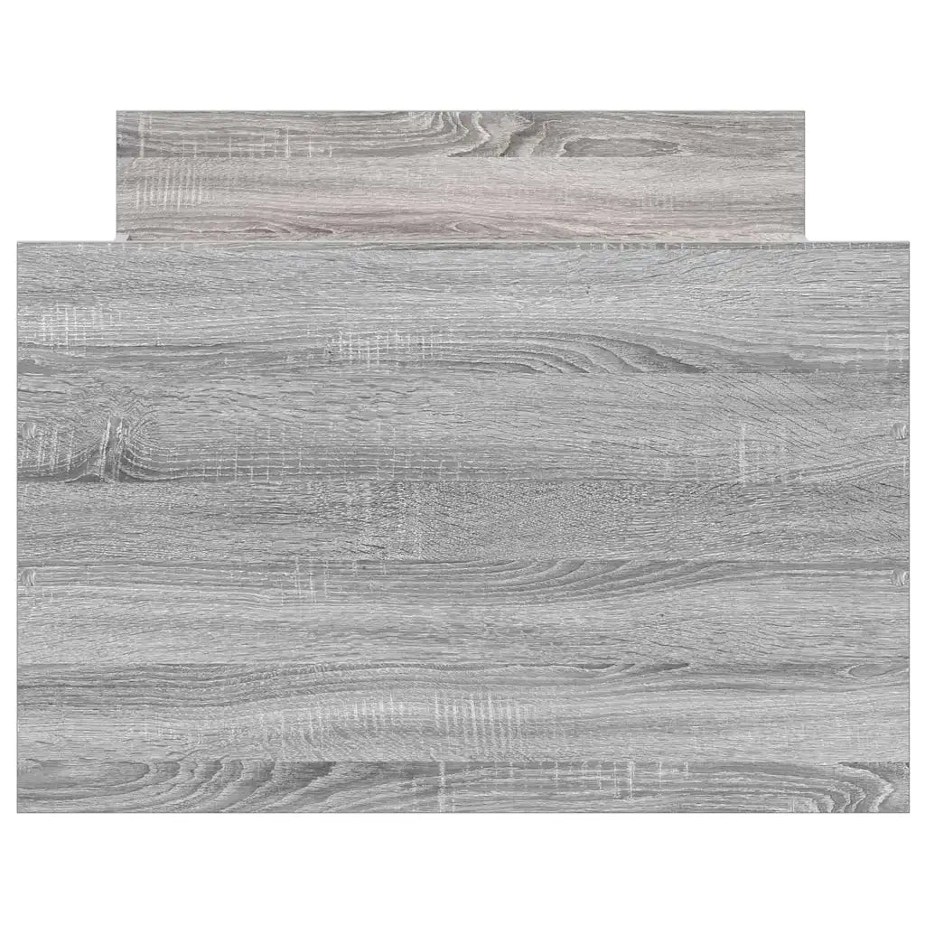 Giroletto con Testiera e Pediera Grigio Sonoma 75x190 cm