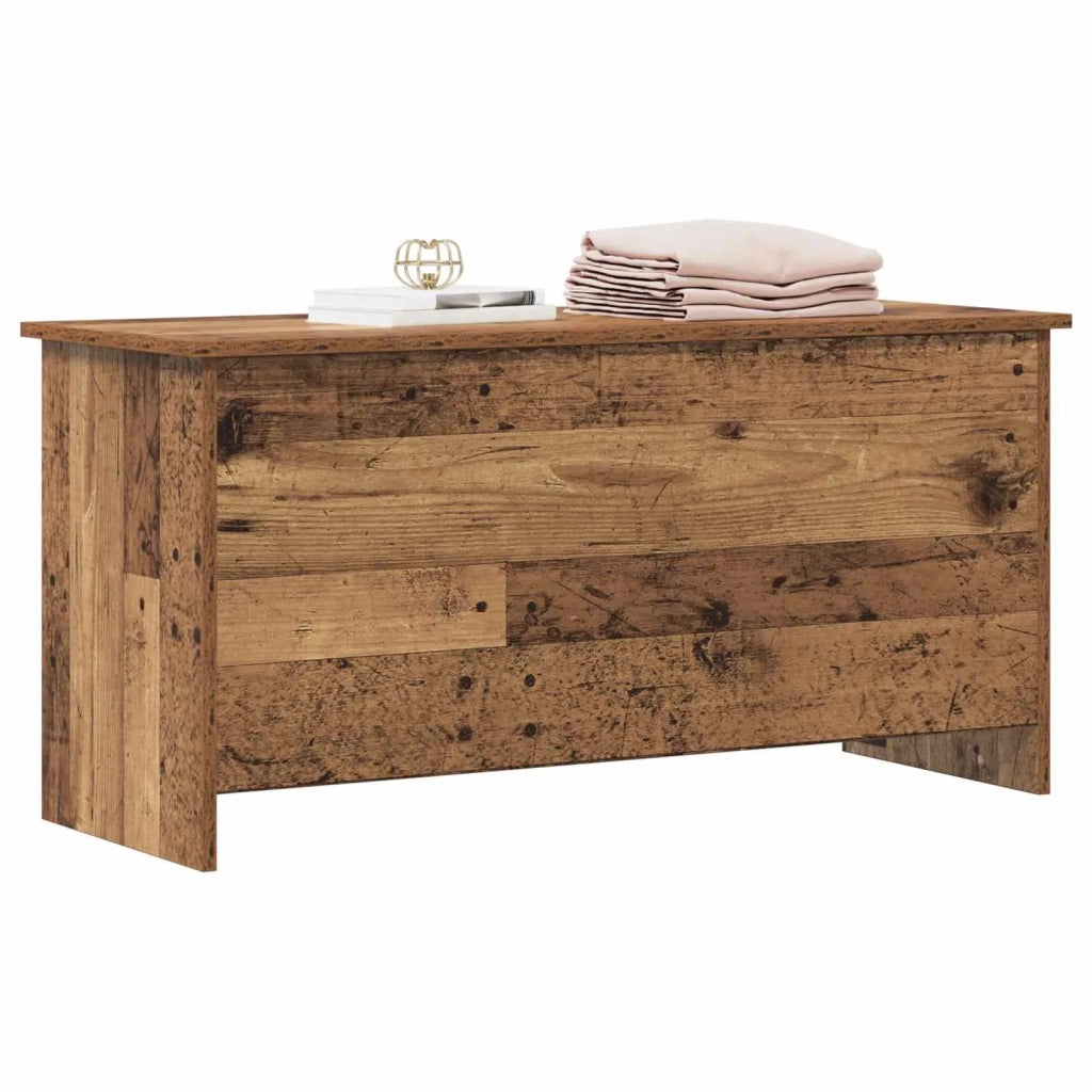 Cassa di stoccaggio Legno antico 100 x 40 x 50 cm 8011273