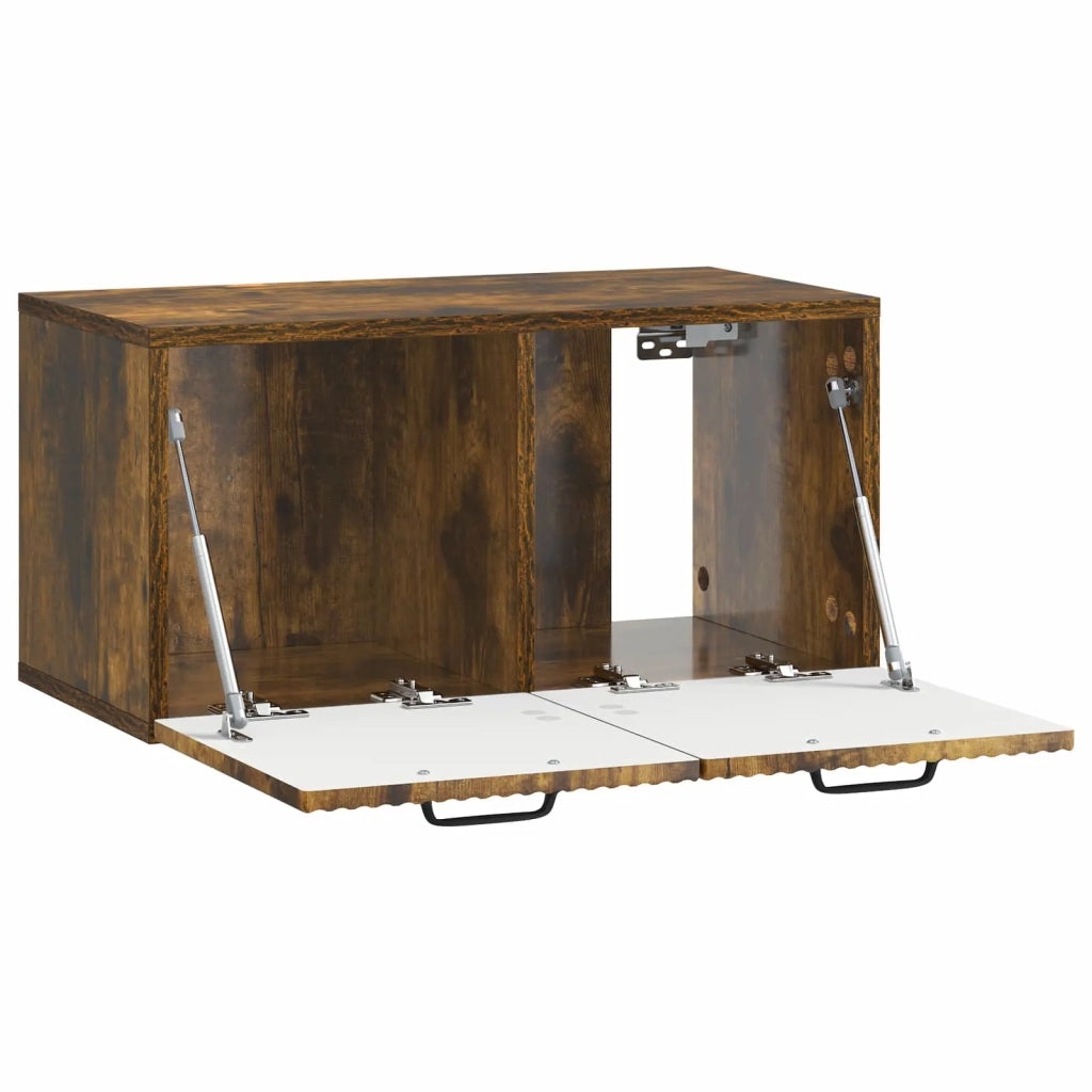 Mobile Porta TV da Muro Rovere Fumo 59,5 x 31 x 30 cm 899050