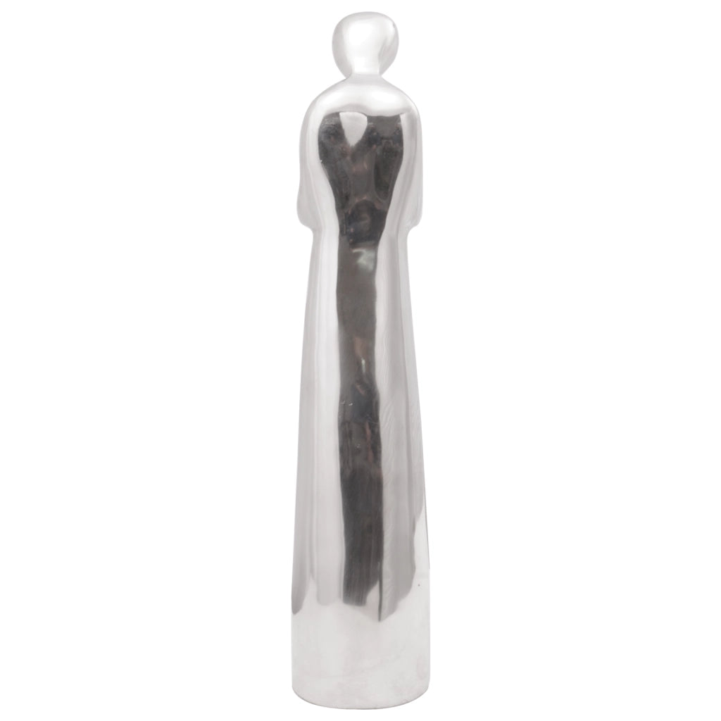 Scultura Argento 10x16x49 cm Alluminio