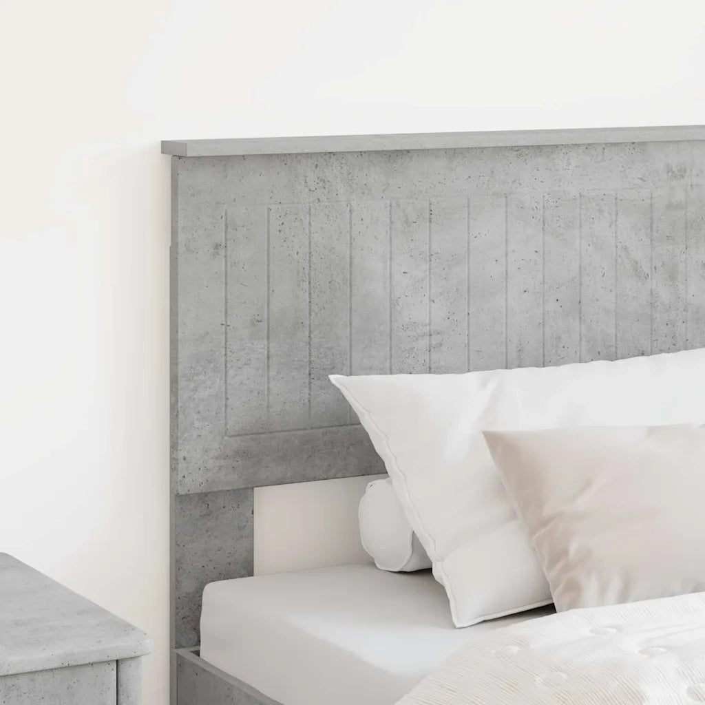 Testiera-Testata-Testiera Decorativa Grigio cemento 90 cm Legno multistrato 137433