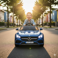 Macchina Elettrica per Bambini 12V con Licenza Mercedes CLS Small Blu