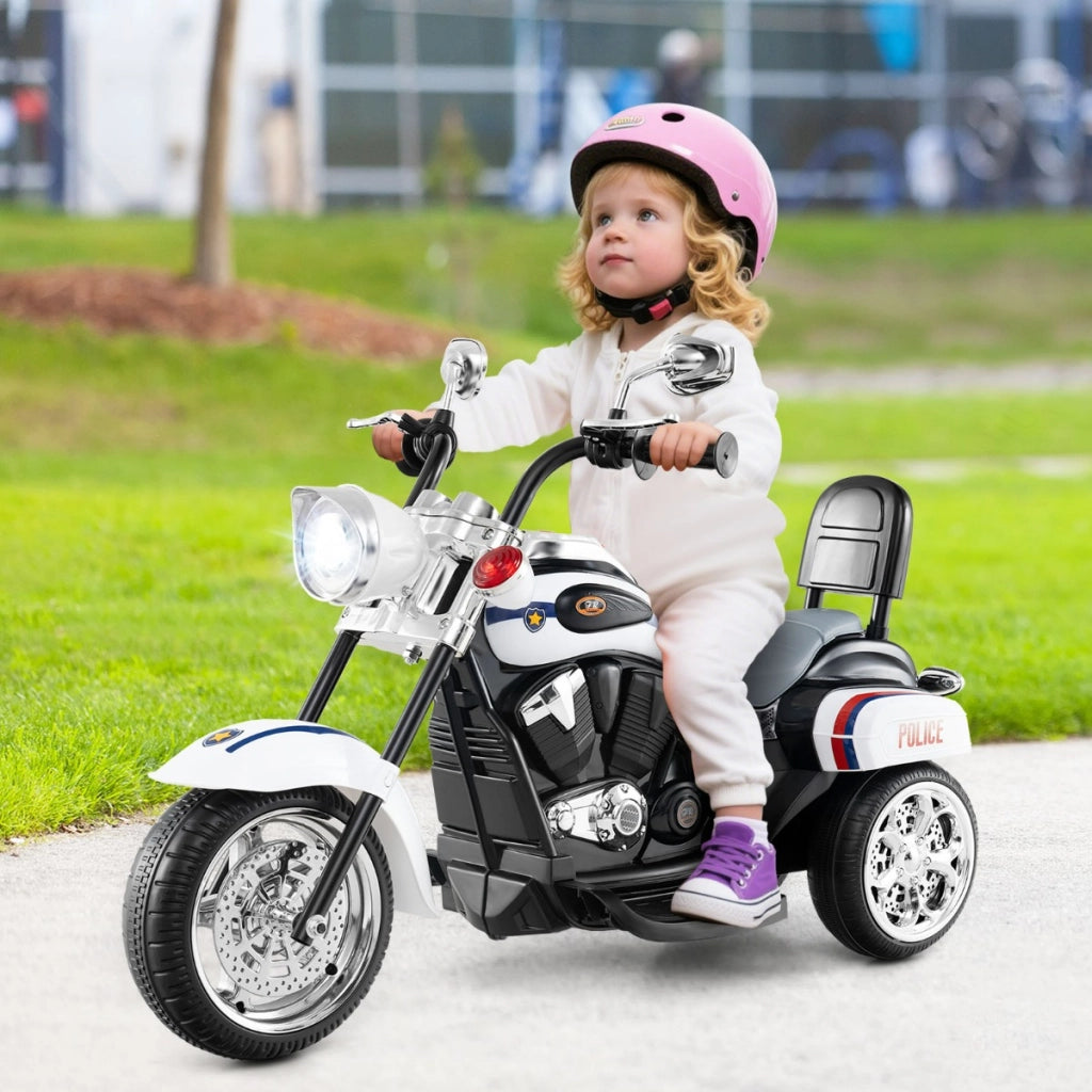 Moto in stile chopper per bambini e bambine, Moto cavalcabile alimentata a batteria Colorato-Moto elettriche