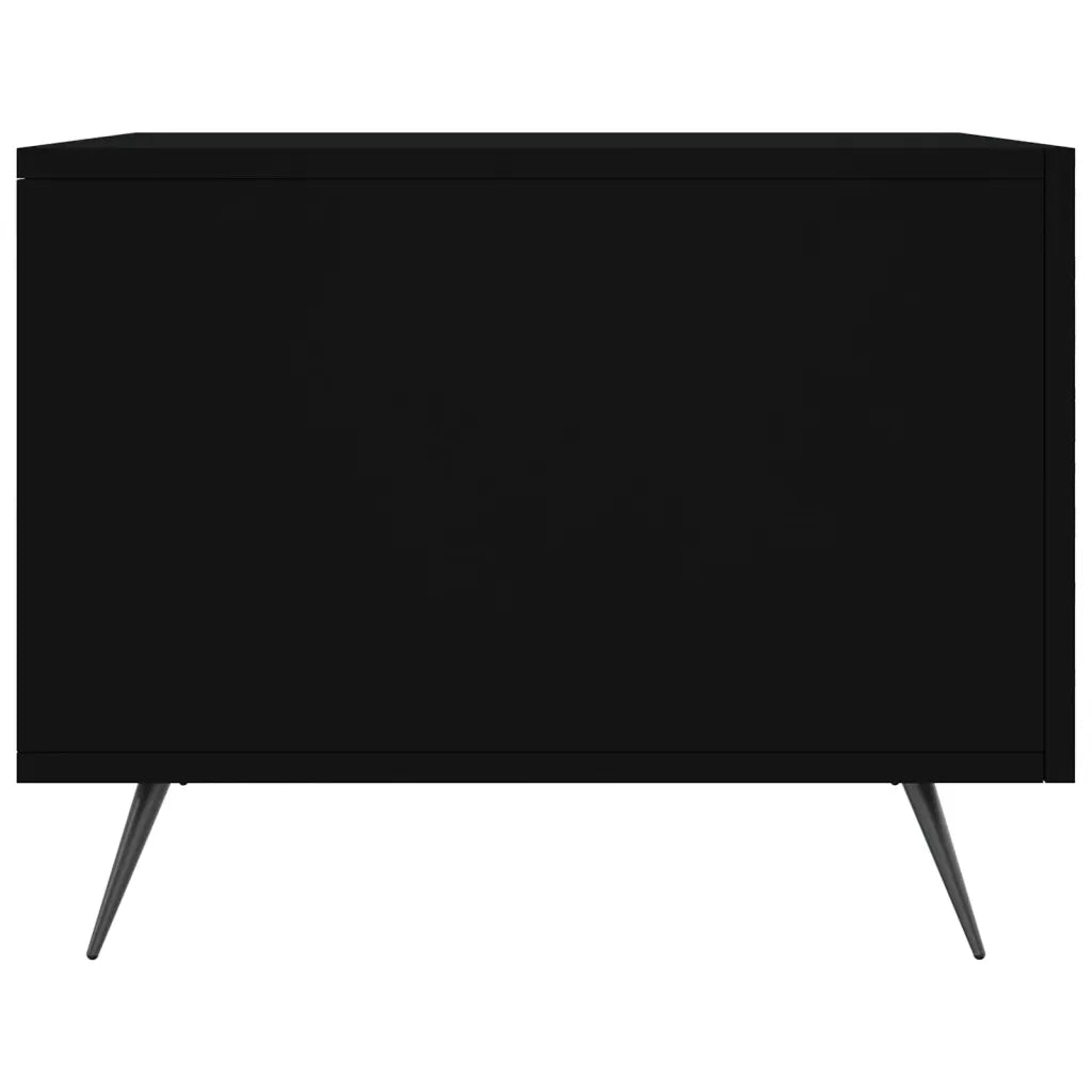 Tavolino da Salotto-Tavolino da soggiorno-Tavolo Nero 50x50x40 cm in Legno Multistrato 824876