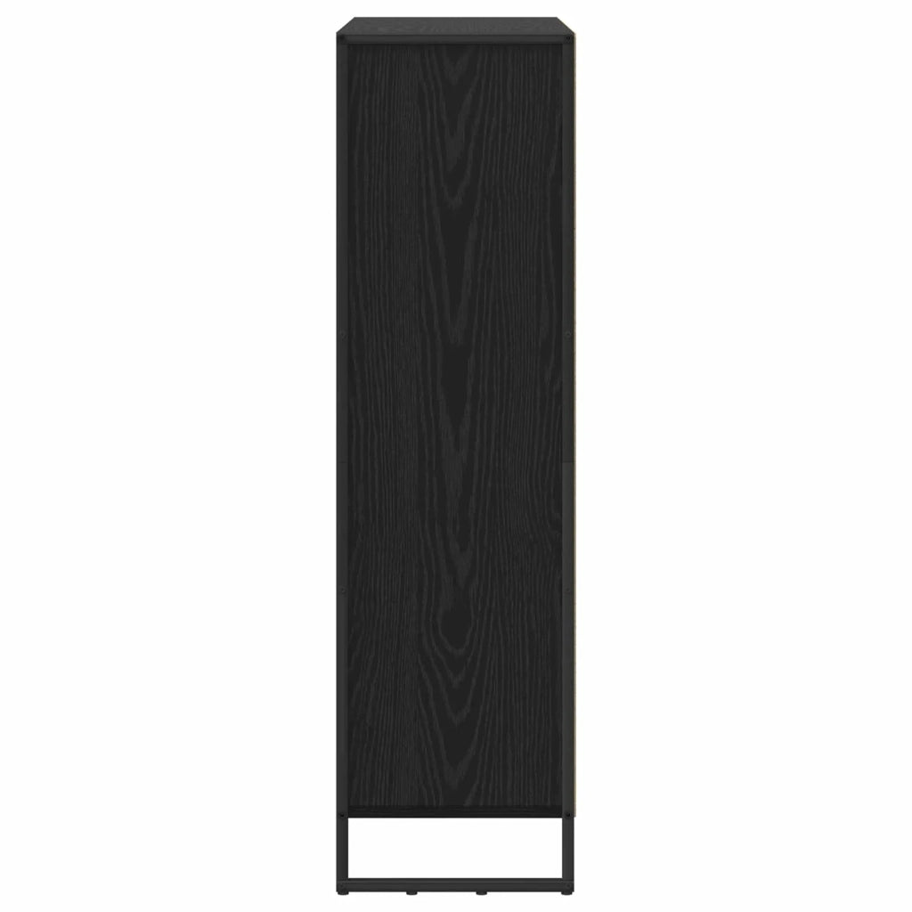 Armadio per Libri 2 pcs Rovere Nero 99,5 x 30 x 108 cm