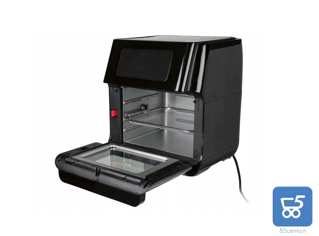 Friggitrice ad Aria 9 in 1 Grande 10 Litri con Vetro anteriore potenza 1800W SILVERCREST Nera Display Touch Temperatura da 40°C/200°C - Demo da Esposizione