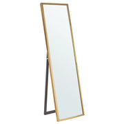 Specchio da terra con cornice dorato 40 x 140 cm in stile moderno