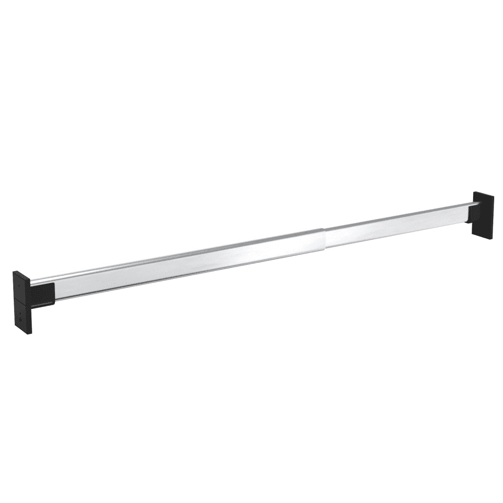 Aste Telescopiche per Armadi 2 pz Argento 58-100 cm CFW1135681